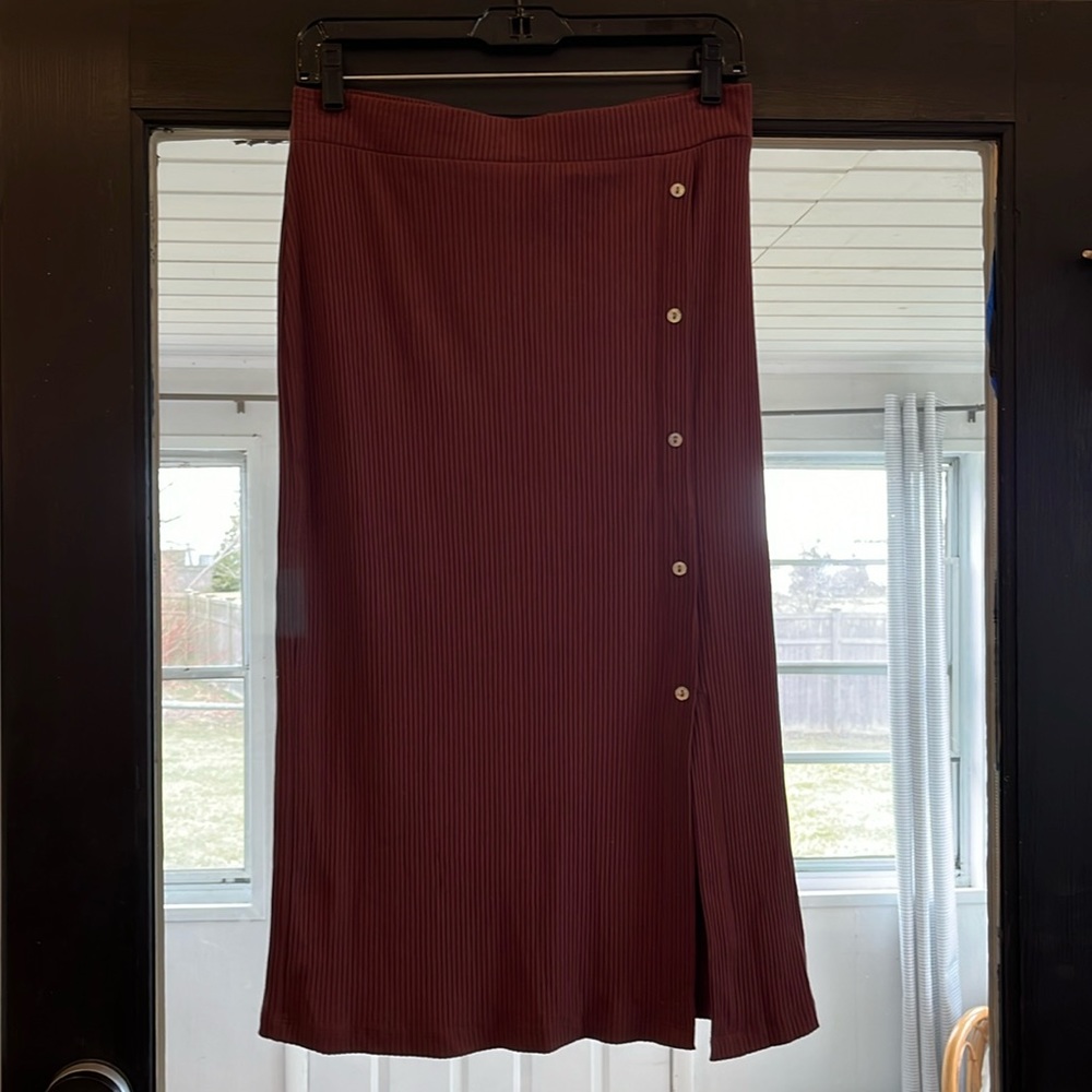 Amour Vert Gadot Paris Rib Skirt